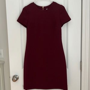 Calvin Klein Red Rose textured dress.